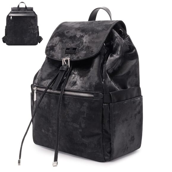 Handbags - 4835 Medium Backpack ,Waterproof Backpack Purses Daily Backpack 1217-Black